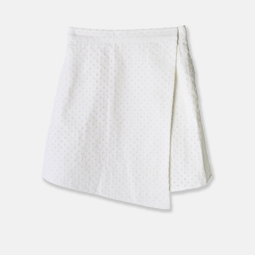 The fifth label eyelet lace mini skirt, white, XL